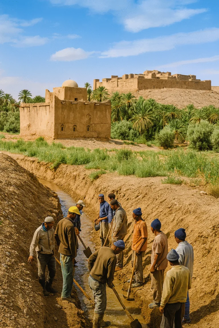 Lire la suite à propos de l’article Propriété de l’eau et système d’irrigation à Ouarzazate